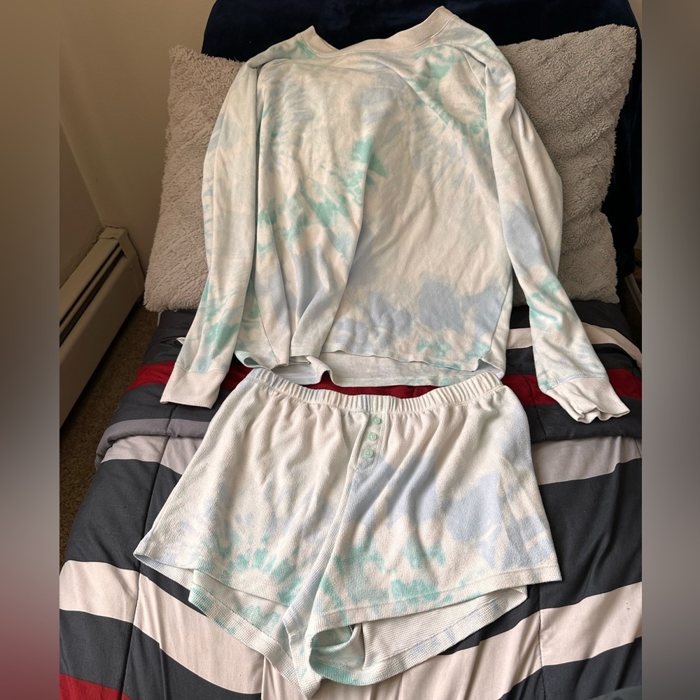 Tie dye pajama set